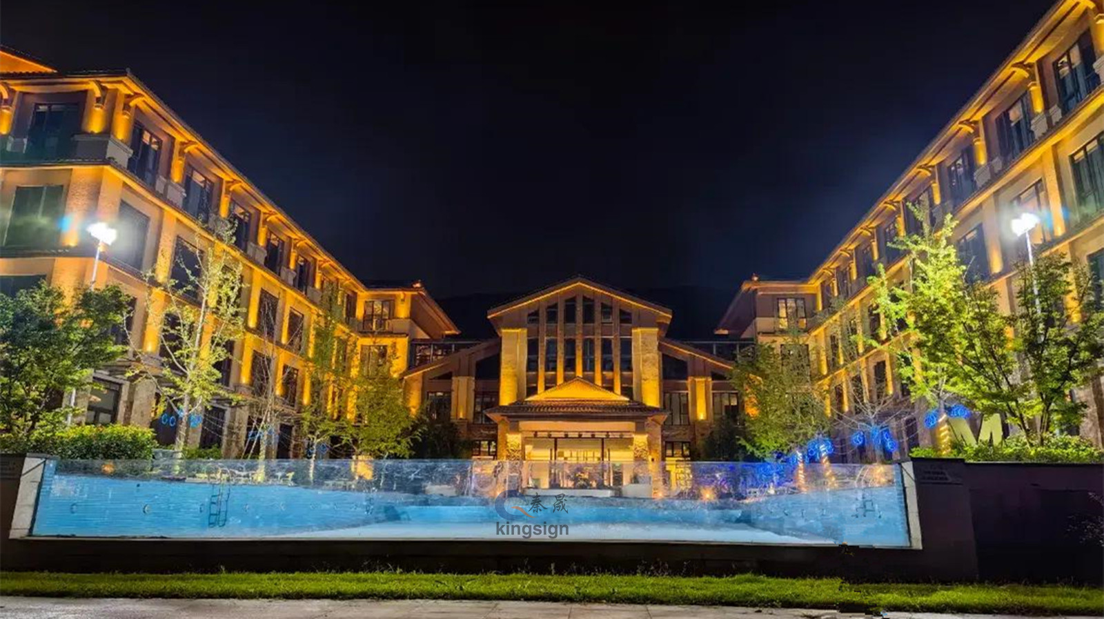 Akrylpanel för lyxigt poolfönster