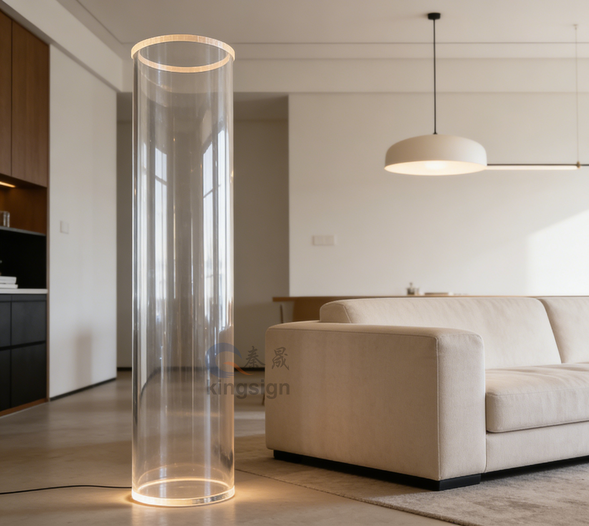 Kingsign akrylrör för globala industri- och designlösningar